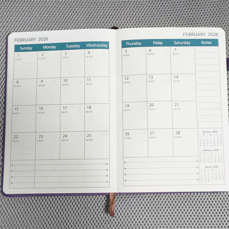 3-Year Monthly Planner 2026–2028 – Minimalist Calendar Notebook