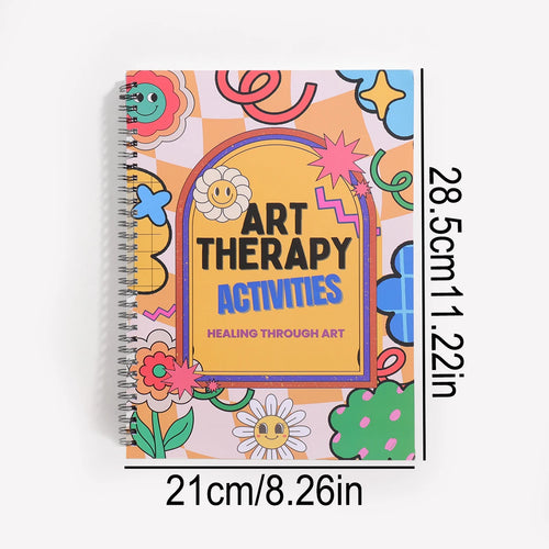 Art Therapy & Self-Acceptance Notebook