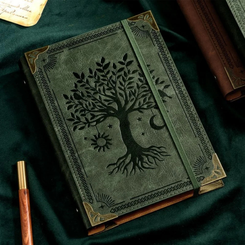 Tree of Life Retro Journal Notebook
