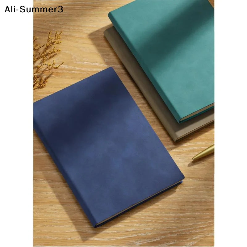 Vintage A5 Leather Notebook – Personalized Soft Cover