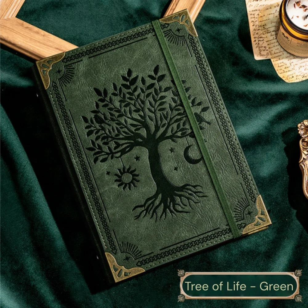 Tree of Life Retro Journal Notebook