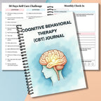 CBT Therapy Journal – Emotional Wellness Spiral Notebook