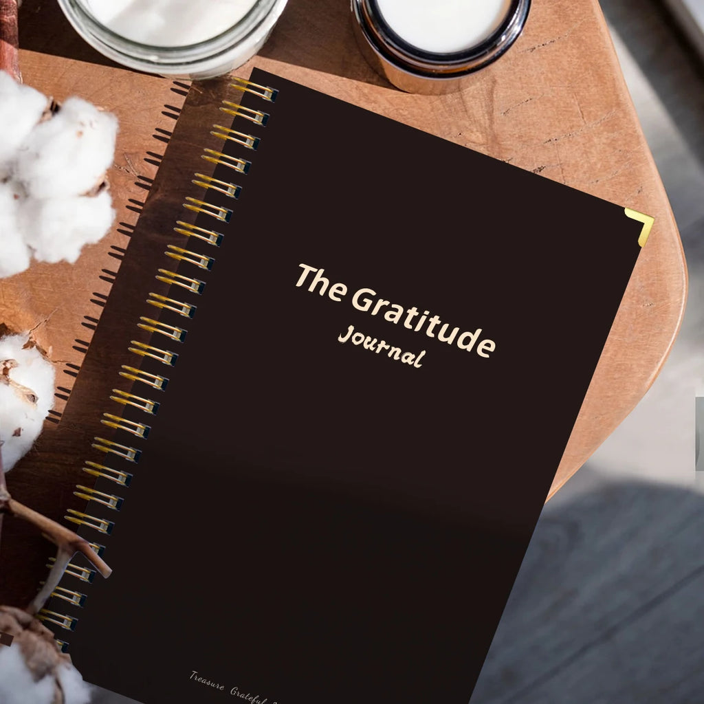 A5 Gratitude Journal – Mindfulness & Mood Tracker Spiral Notebook