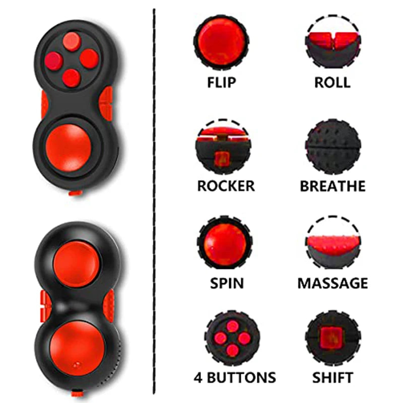 Fidget Spinner & Fidget Pad – Stress Relief & Anxiety Toy for Teens & Adults
