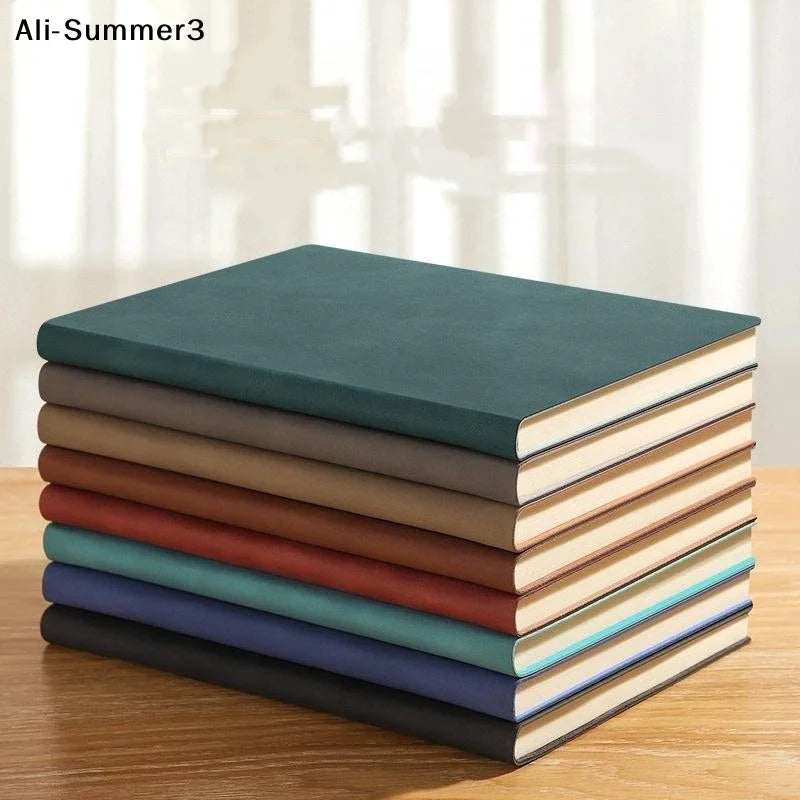 Vintage A5 Leather Notebook – Personalized Soft Cover