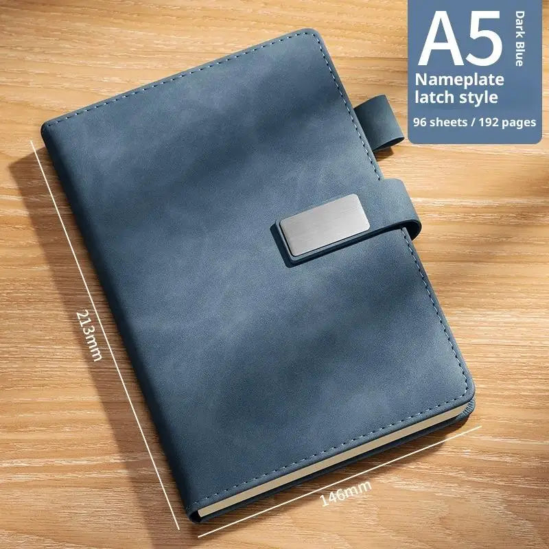 Vintage A5 Leather Notebook – Personalized Soft Cover