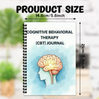 CBT Therapy Journal – Emotional Wellness Spiral Notebook