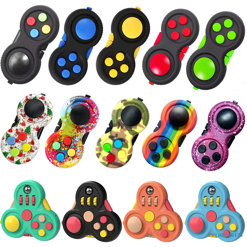 Fidget Spinner & Fidget Pad – Stress Relief & Anxiety Toy for Teens & Adults