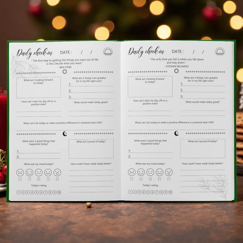 Mindfulness Journal for Mental Wellness – Daily Self-Care & Mood Tracker