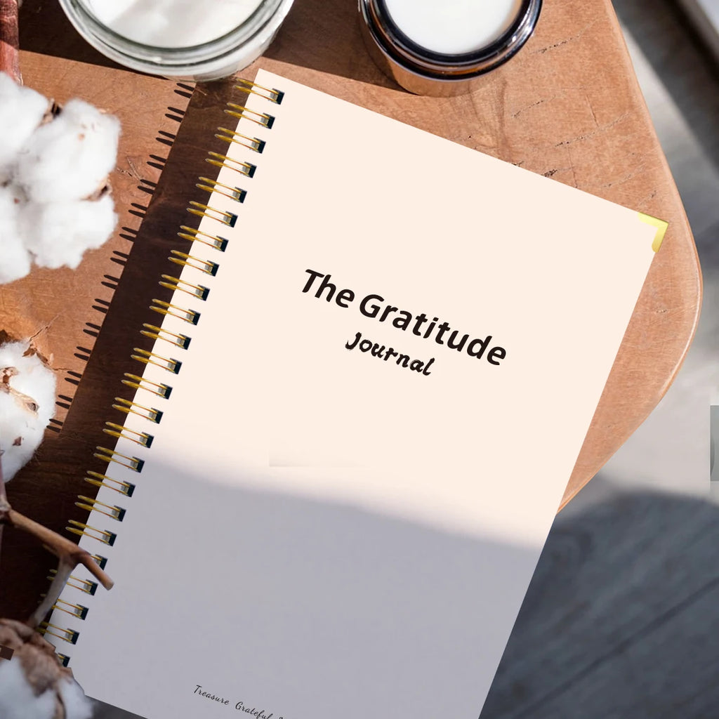 A5 Gratitude Journal – Mindfulness & Mood Tracker Spiral Notebook