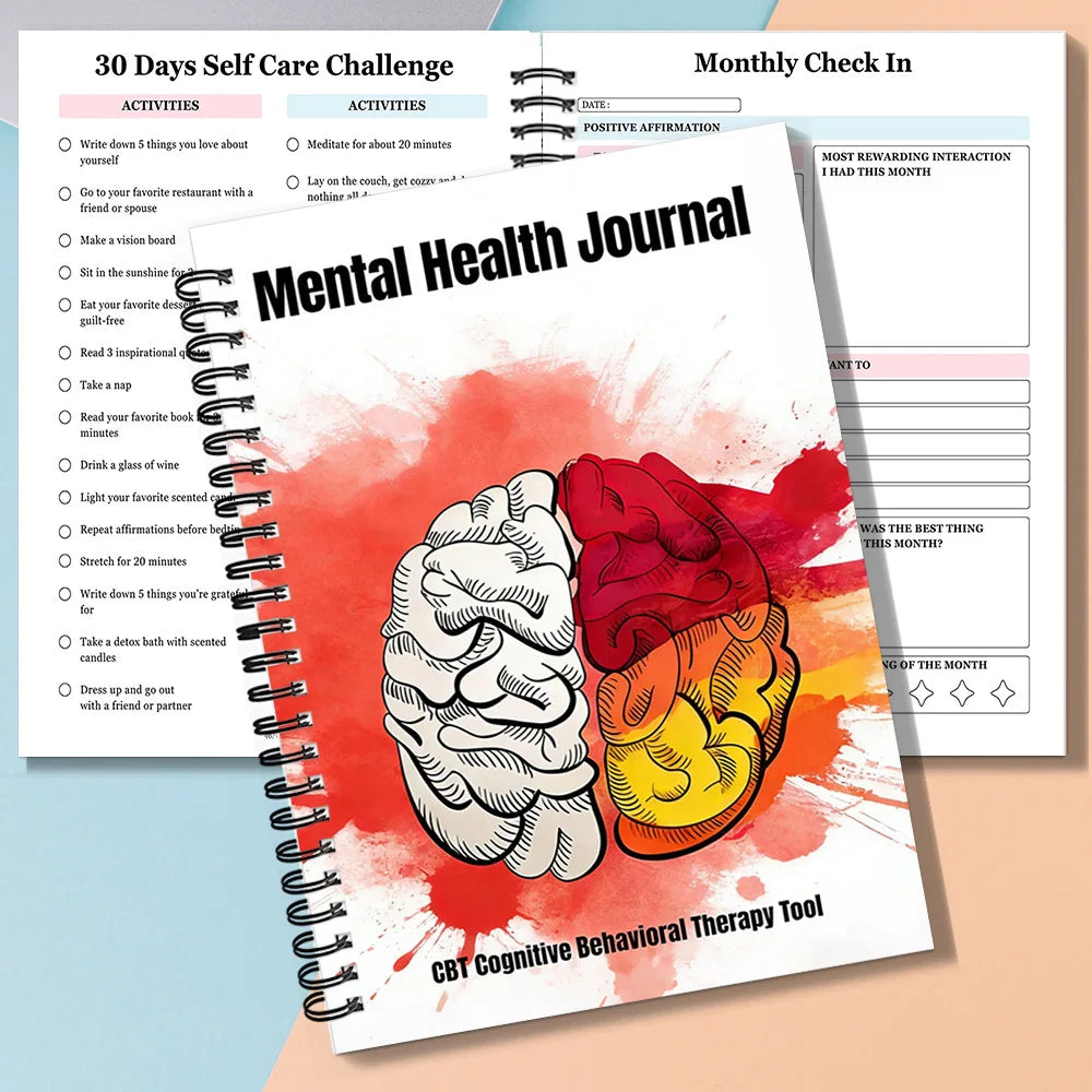 Spiral Mental Health Self Care Journal