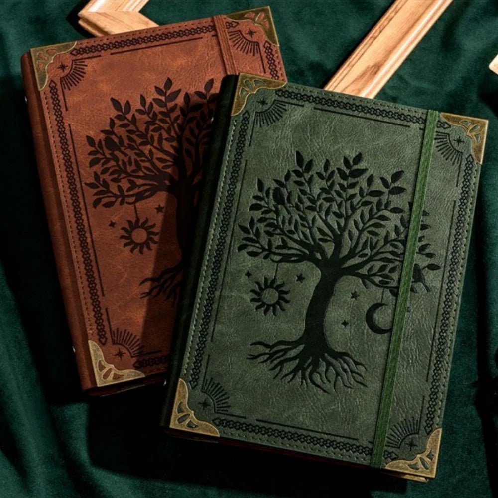 Tree of Life Retro Journal Notebook