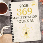369 Manifestation Journal – All Seeing Eye Spiral Notebook for Intuition