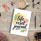 Watercolor Life Reset Spiral Journal