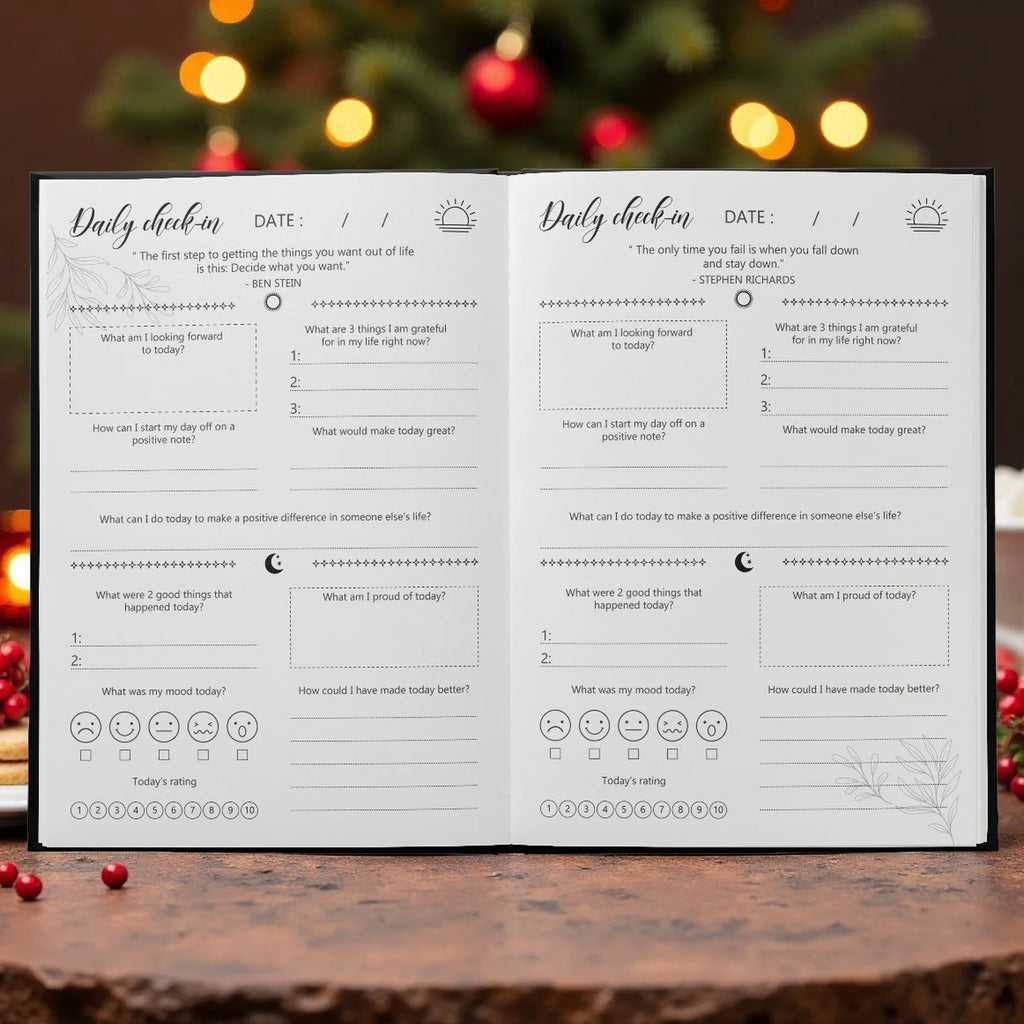 Mindfulness Journal for Mental Wellness – Daily Self-Care & Mood Tracker