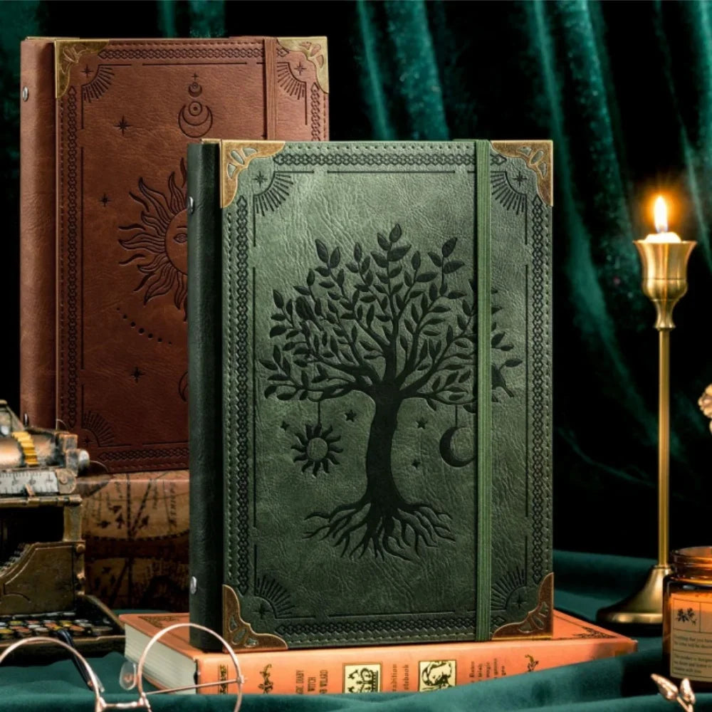 Tree of Life Retro Journal Notebook