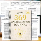 369 Manifestation Journal – All Seeing Eye Spiral Notebook for Intuition