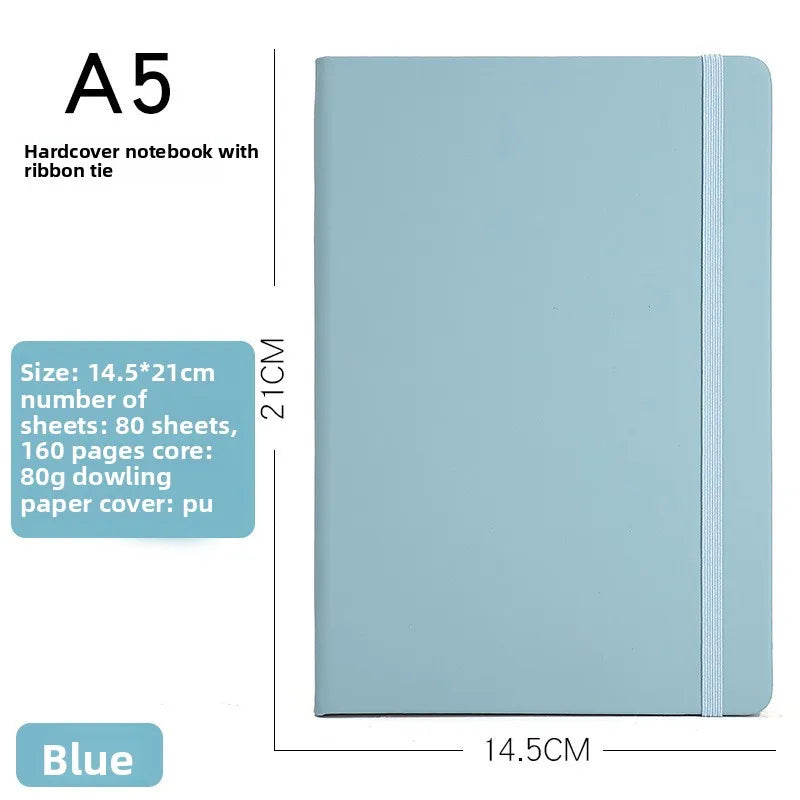 Premium Leather A5 Notebook – Thick Paper Journal for Office, Study & Daily Writing
