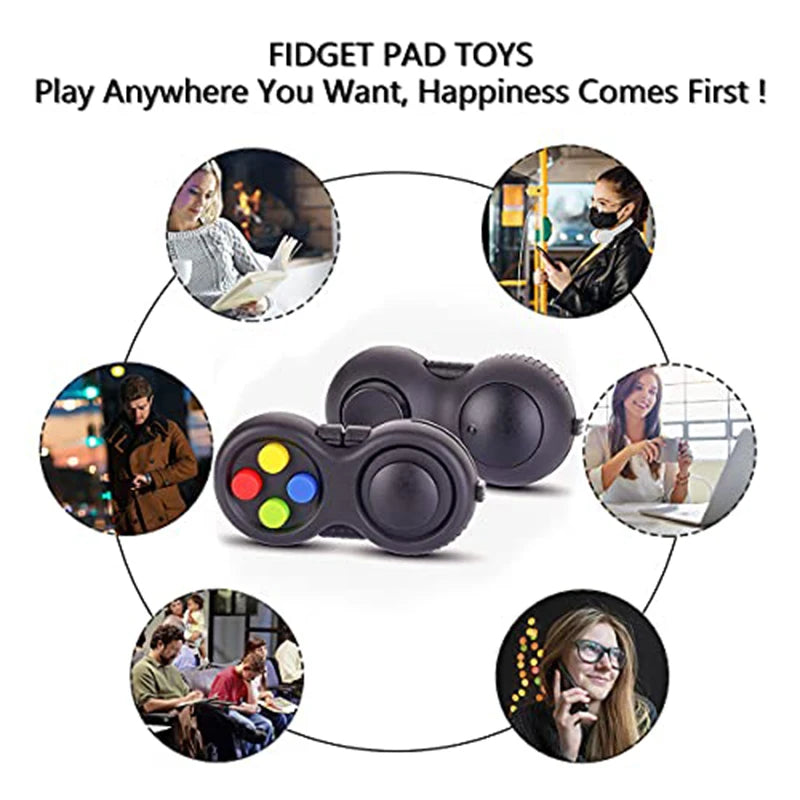 Fidget Spinner & Fidget Pad – Stress Relief & Anxiety Toy for Teens & Adults