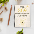 369 Manifestation Journal – All Seeing Eye Spiral Notebook for Intuition
