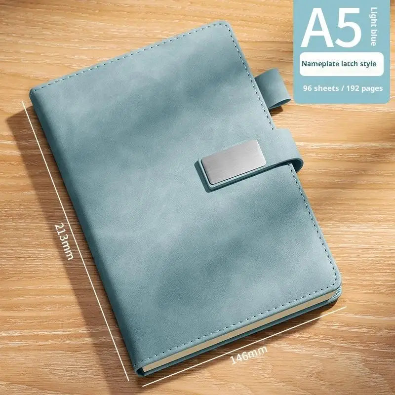 Vintage A5 Leather Notebook – Personalized Soft Cover