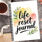 Watercolor Life Reset Spiral Journal