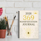 369 Manifestation Journal – All Seeing Eye Spiral Notebook for Intuition