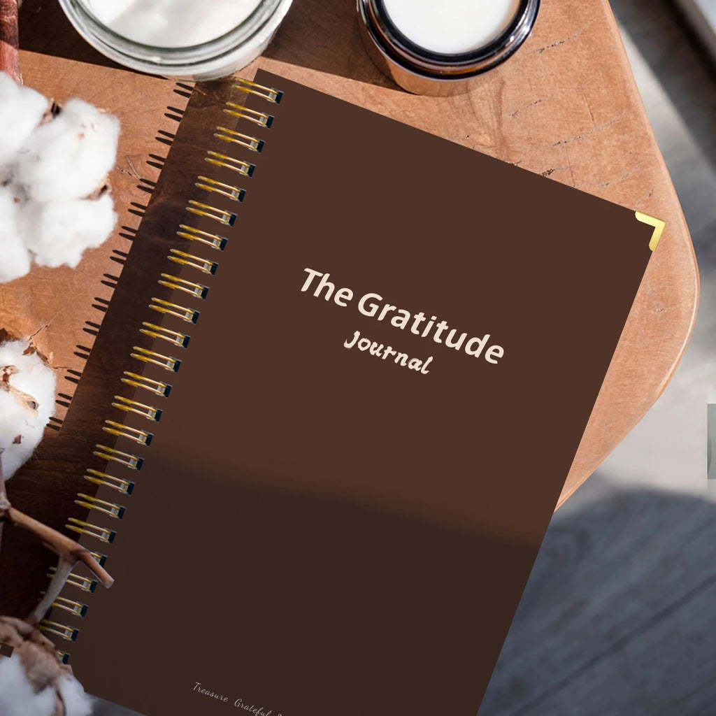 A5 Gratitude Journal – Mindfulness & Mood Tracker Spiral Notebook