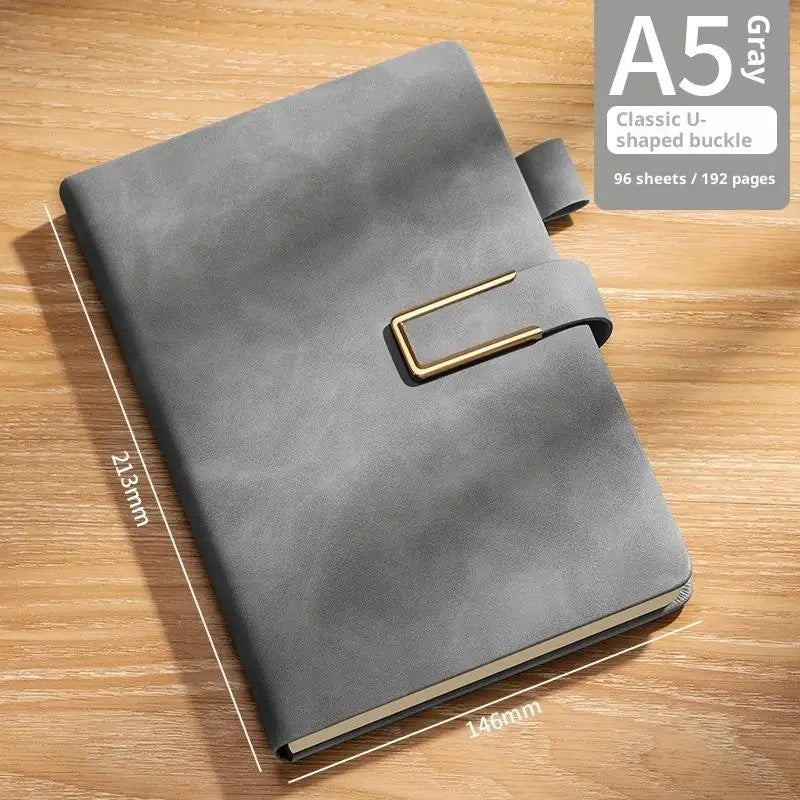 Vintage A5 Leather Notebook – Personalized Soft Cover