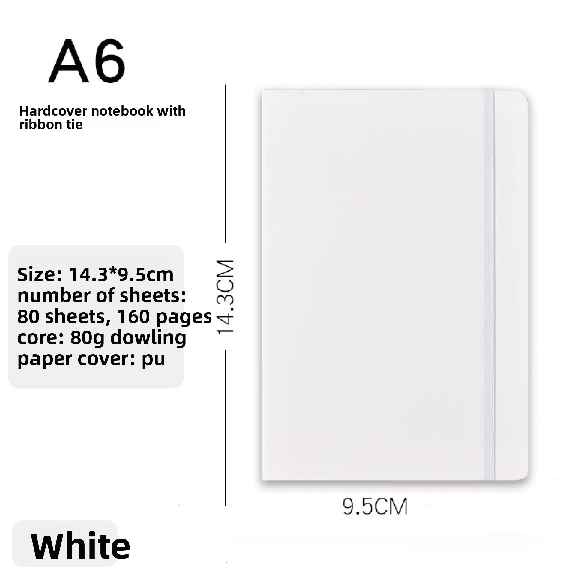 Premium Leather A5 Notebook – Thick Paper Journal for Office, Study & Daily Writing