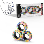 Magnetic Fidget Rings Set – Spinner & Stress Relief Toy for Teens & Adults (3PCS)