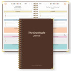 A5 Gratitude Journal – Mindfulness & Mood Tracker Spiral Notebook